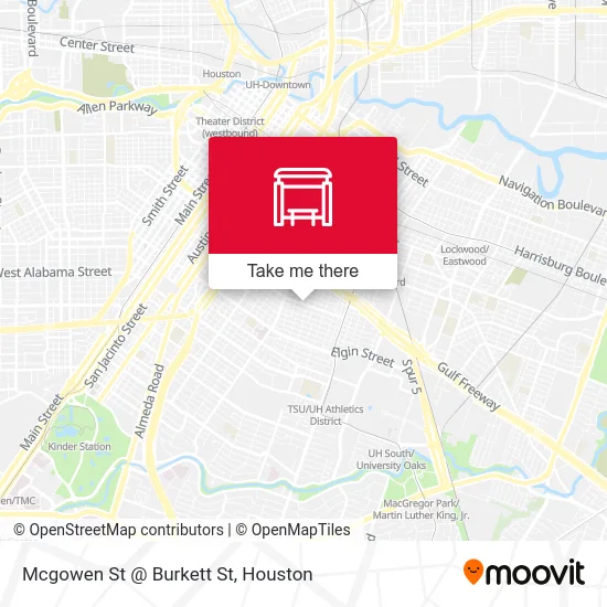 Mcgowen St @ Burkett St map
