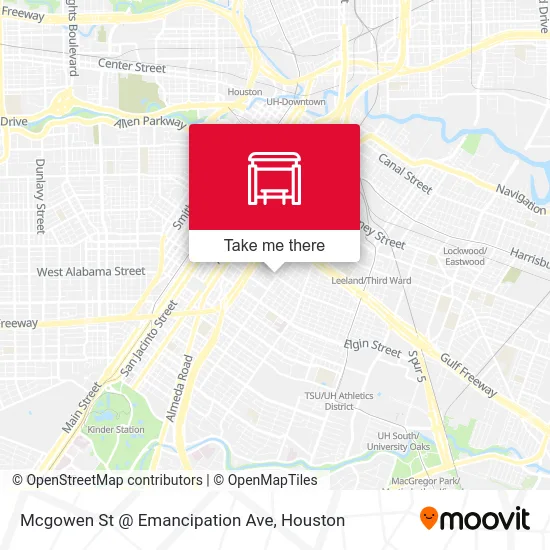Mcgowen St @ Emancipation Ave map