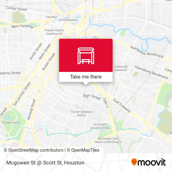 Mcgowen St @ Scott St map