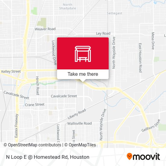 N Loop E @ Homestead Rd map