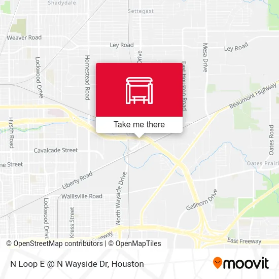 N Loop E @ N Wayside Dr map