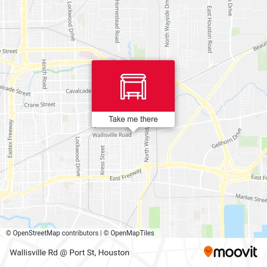 Wallisville Rd @ Port St map