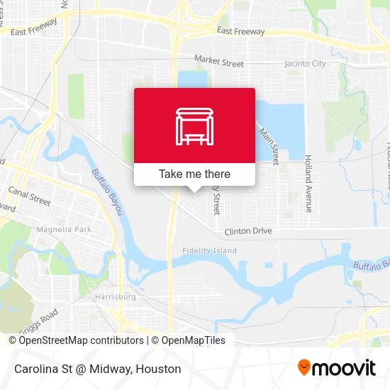Carolina St @ Midway map