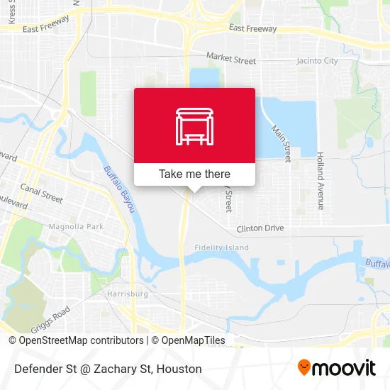 Defender St @ Zachary St map
