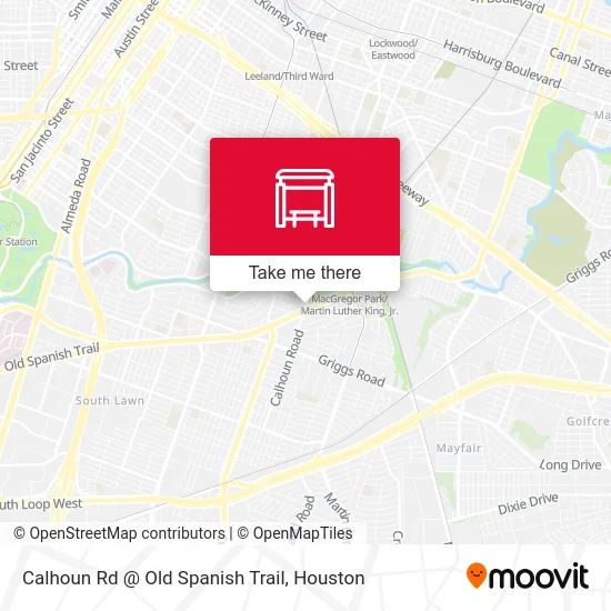 Calhoun Rd @ Old Spanish Trail map