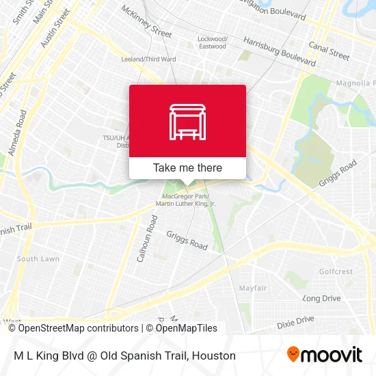 Mapa de M L King Blvd @ Old Spanish Trail