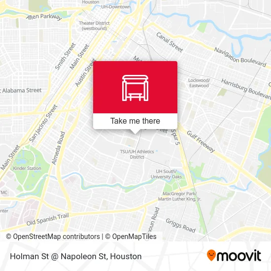 Holman St @ Napoleon St map