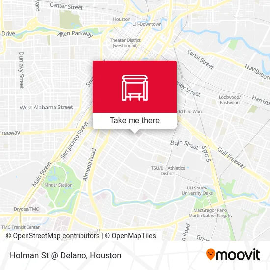 Holman St @ Delano map