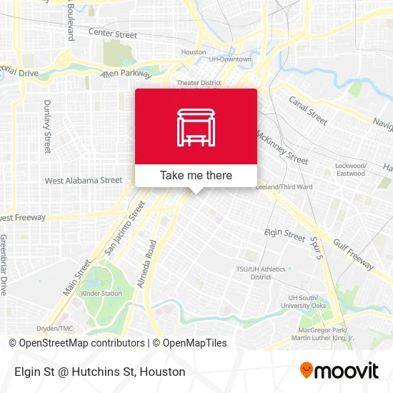 Elgin St @ Hutchins St map