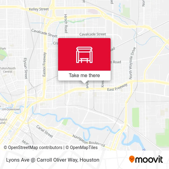 Lyons Ave @ Carroll Oliver Way map