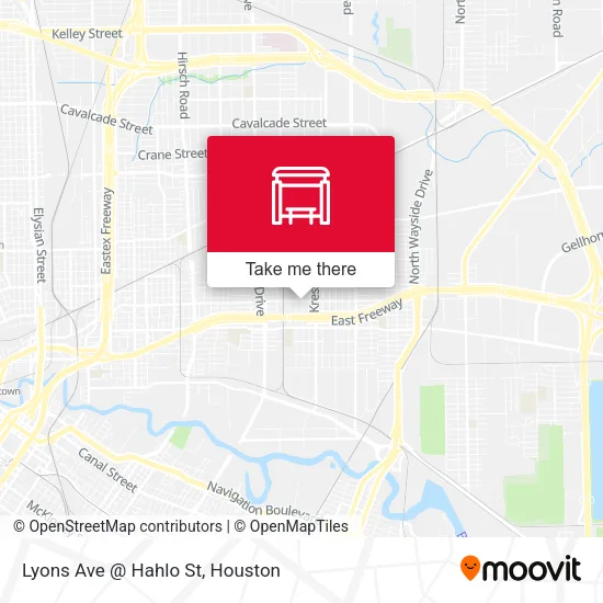 Lyons Ave @ Hahlo St map