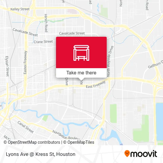 Lyons Ave @ Kress St map
