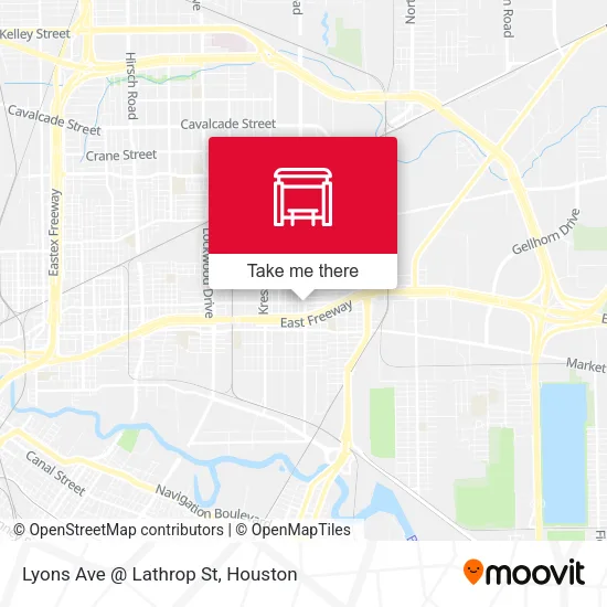 Lyons Ave @ Lathrop St map