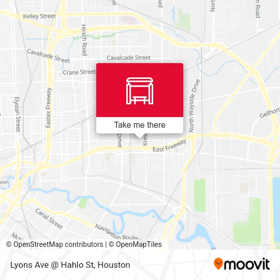 Lyons Ave @ Hahlo St map
