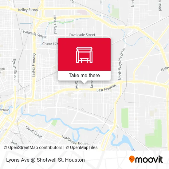 Lyons Ave @ Shotwell St map