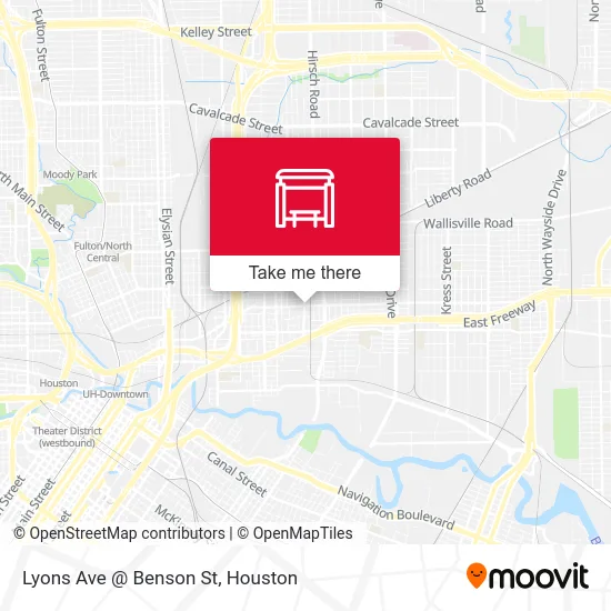 Lyons Ave @ Benson St map