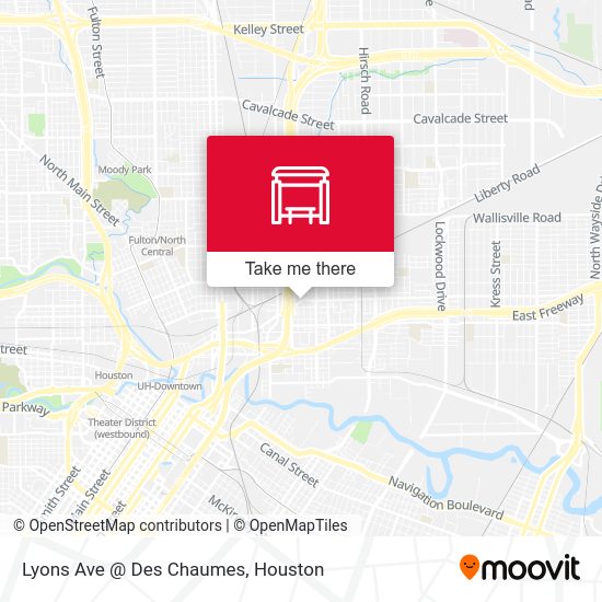 Lyons Ave @ Des Chaumes map