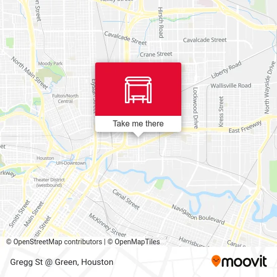 Gregg St @ Green map