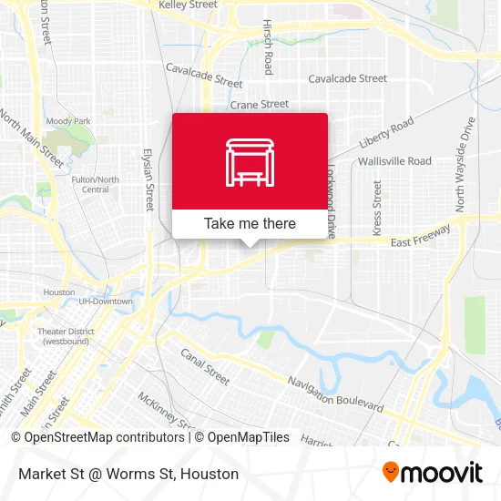 Market St @ Worms St map