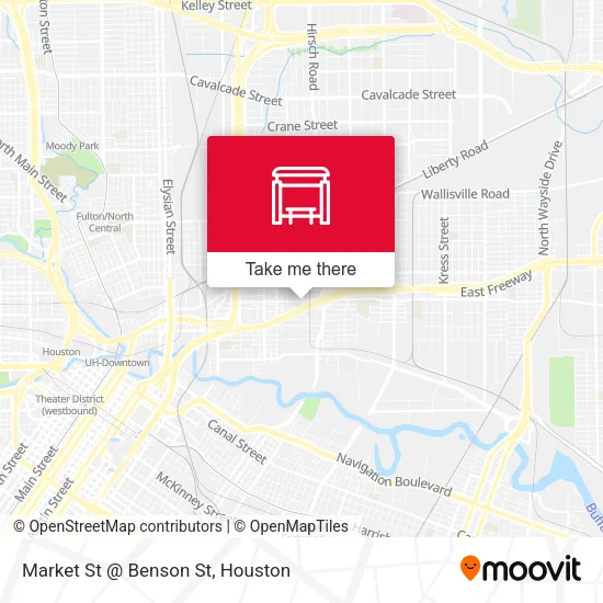 Market St @ Benson St map