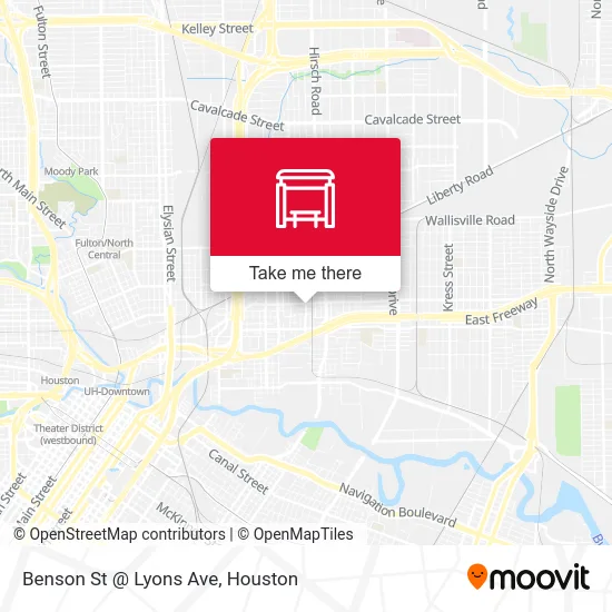 Benson St @ Lyons Ave map