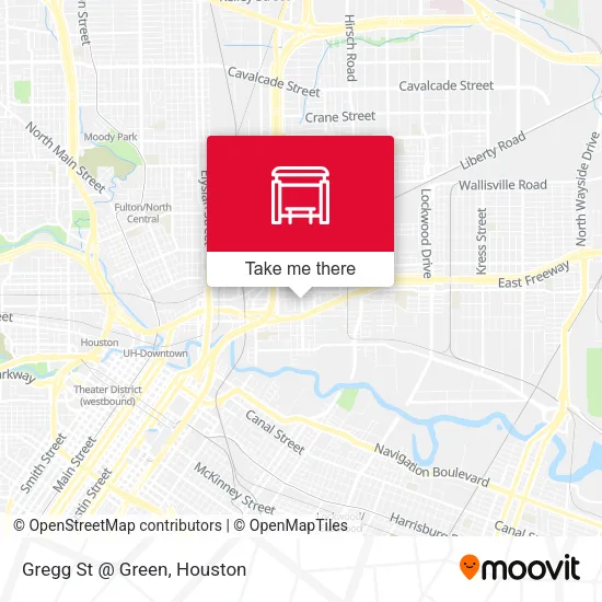 Gregg St @ Green map