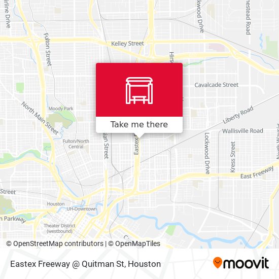 Mapa de Eastex Freeway @ Quitman St