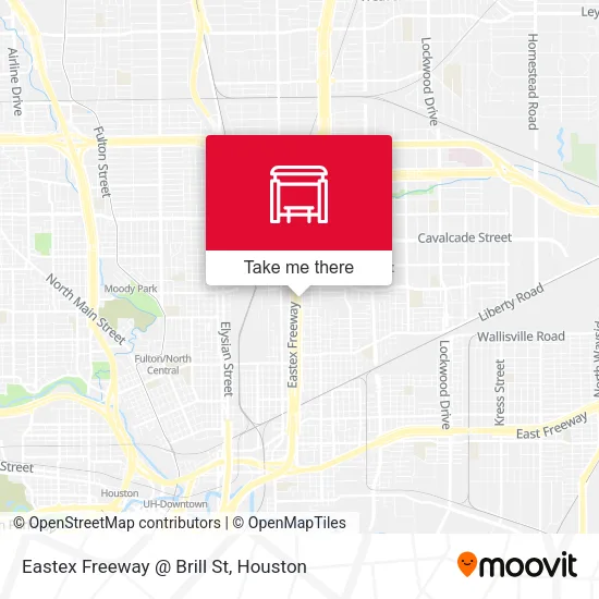 Eastex Freeway   @ Brill St map