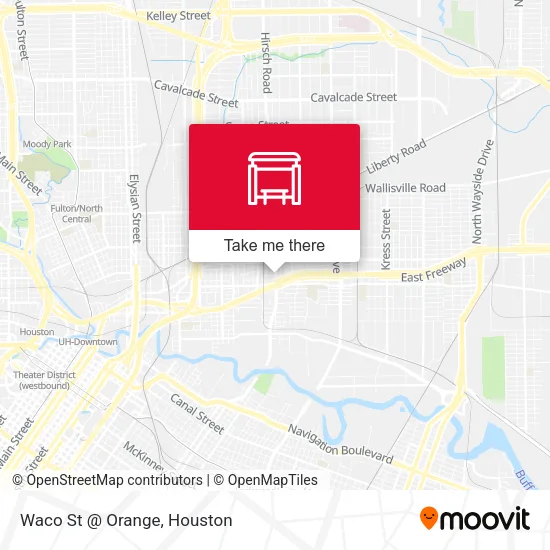 Mapa de Waco St @ Orange