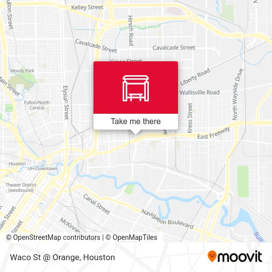 Mapa de Waco St @ Orange