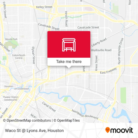 Mapa de Waco St @ Lyons Ave