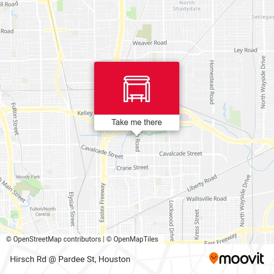 Hirsch Rd @ Pardee St map