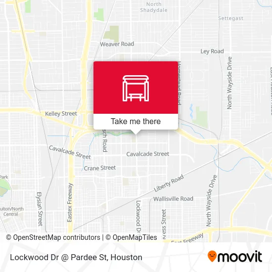 Lockwood Dr @ Pardee St map
