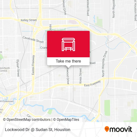 Mapa de Lockwood Dr @ Sudan St