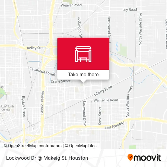 Lockwood Dr @ Makeig St map
