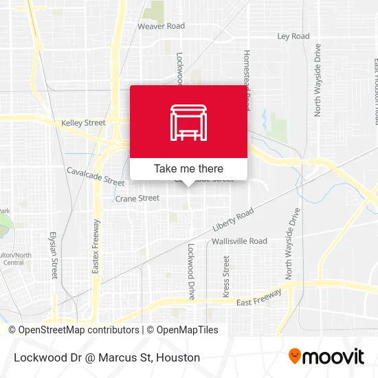 Lockwood Dr @ Marcus St map
