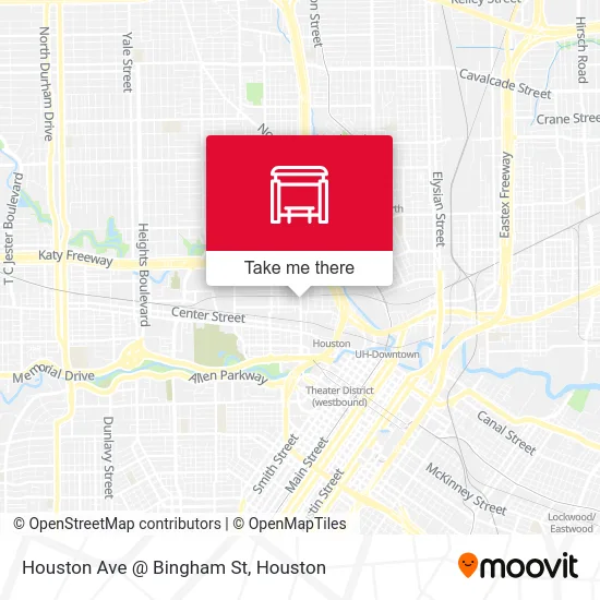 Houston Ave @ Bingham St map