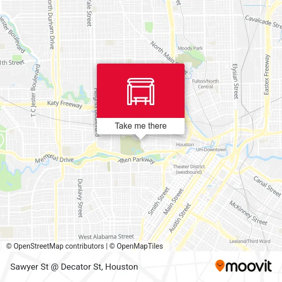 Sawyer St @ Decator St map