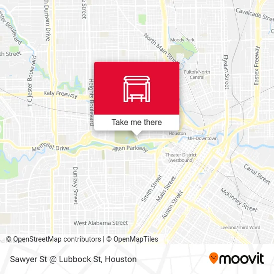 Sawyer St @ Lubbock St map