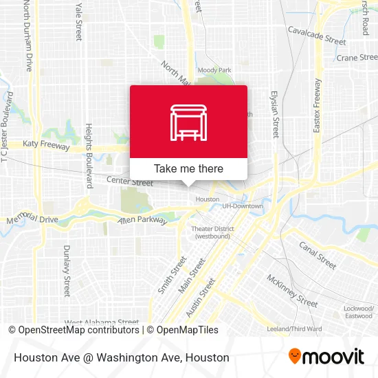 Mapa de Houston Ave @ Washington Ave