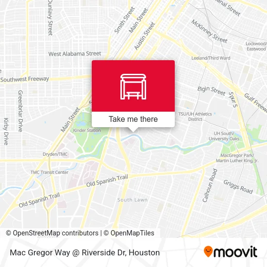 Mac Gregor Way @ Riverside Dr map