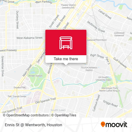 Ennis St @ Wentworth map