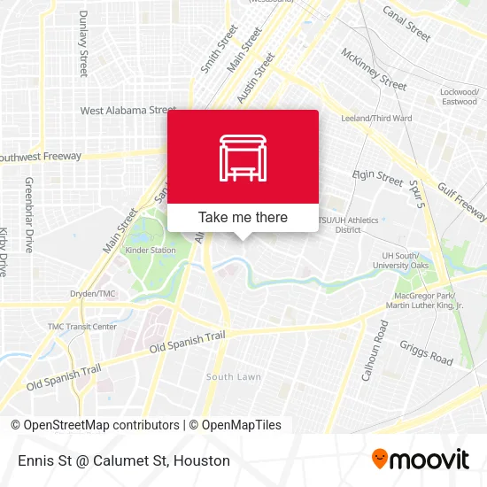 Ennis St @ Calumet St map