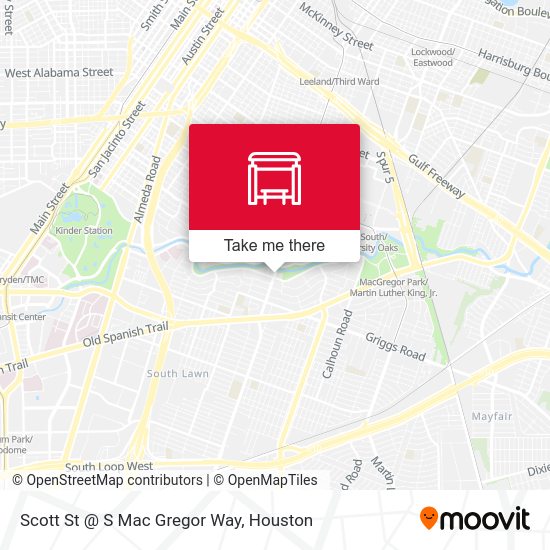 Scott St @ S Mac Gregor Way map