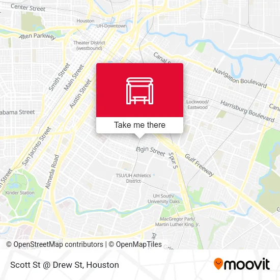 Mapa de Scott St @ Drew St