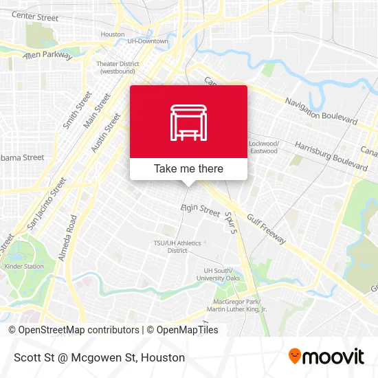 Mapa de Scott St @ Mcgowen St