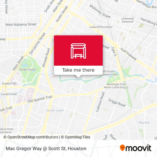 Mac Gregor Way @ Scott St map