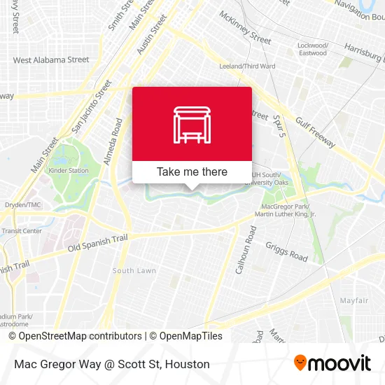 Mac Gregor Way @ Scott St map