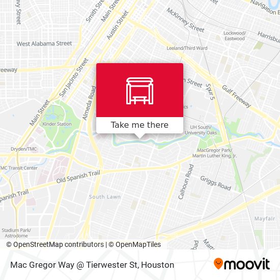Mac Gregor Way @ Tierwester St map