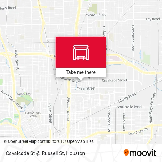 Cavalcade St @ Russell St map